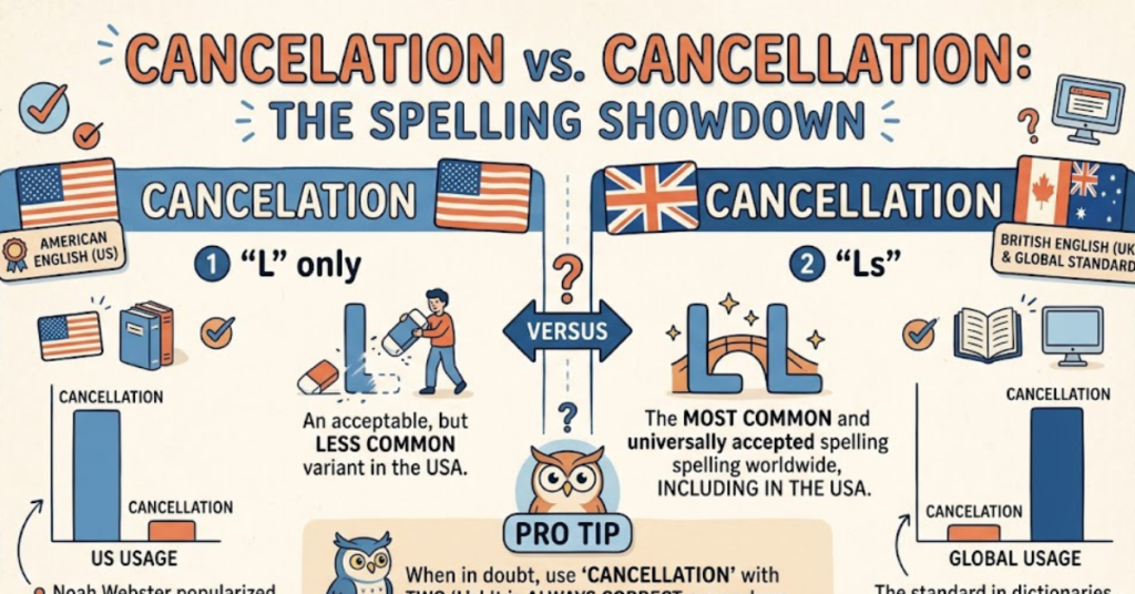 Cancelation vs Cancellation: Which Spelling Is Correct?