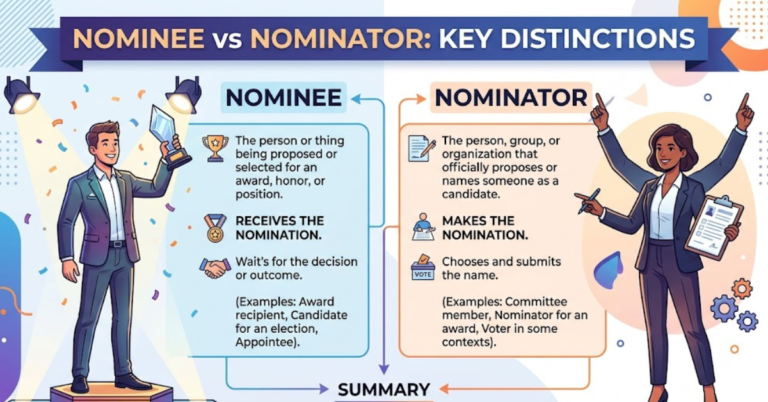 Nominee vs Nominator: Meaning, Roles, and Differences