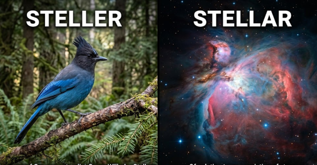 Steller vs Stellar: Meaning, Spelling, and Key Differences