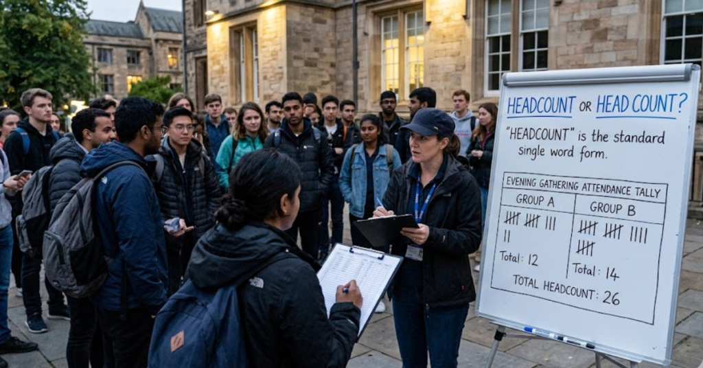 Headcount or Head Count: Which Is Correct?