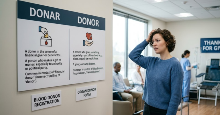 Donar or Donor Meaning: Complete Guide to Types & Importance