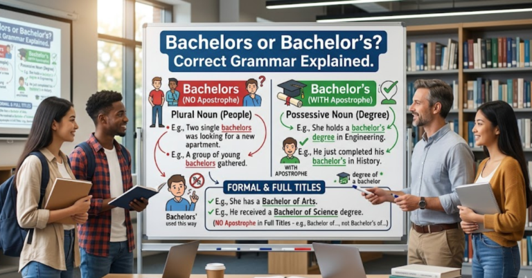 Bachelors or Bachelor's: Correct Grammar Explained