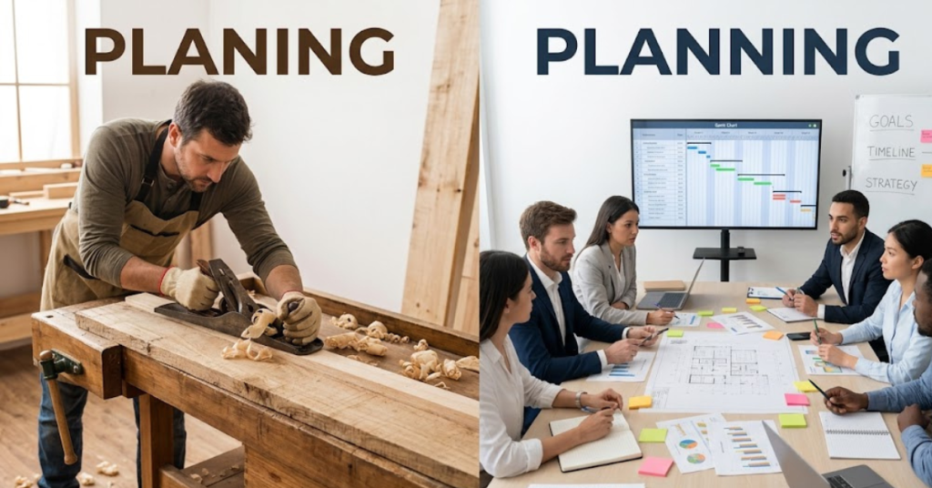 Planing or Planning: Which Spelling Is Correct?
