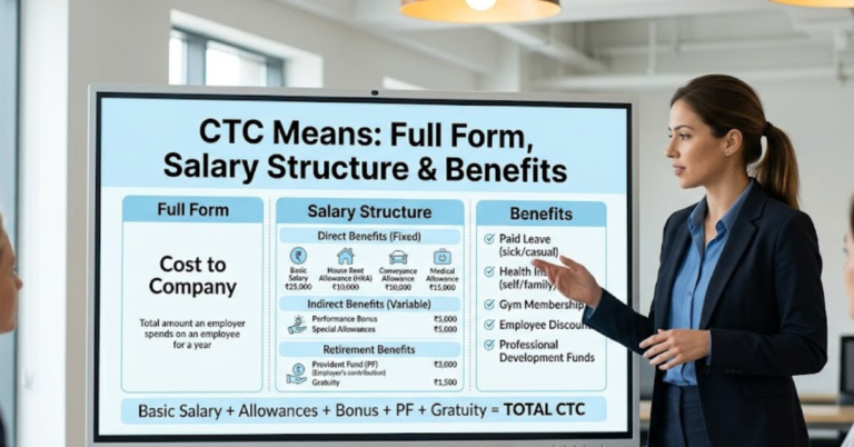 CTC Means: Full Form, Salary Structure & Benefits