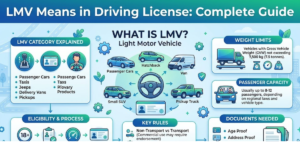 LMV Means in Driving License: Complete Guide