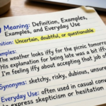 Iffy Meaning: Definition, Examples, and Everyday Use