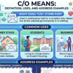 C/O Means: Definition, Uses, and Address Examples