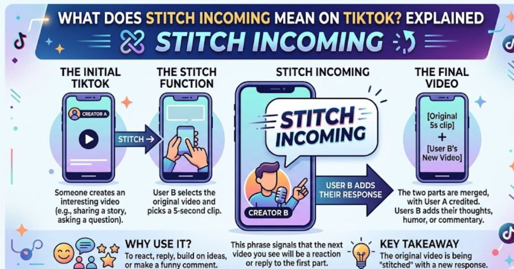 What Does Stitch Incoming Mean on TikTok? Explained