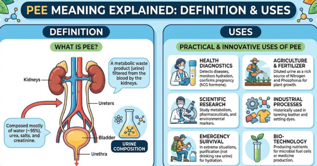 Pee Meaning Explained: Definition & Uses