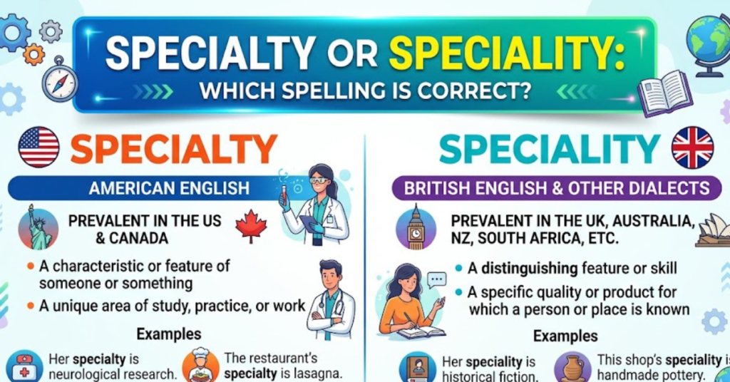 Specialty Or Speciality: Which Spelling Is Correct?