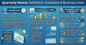 Quarterly Means: Definition, Examples & Business Uses