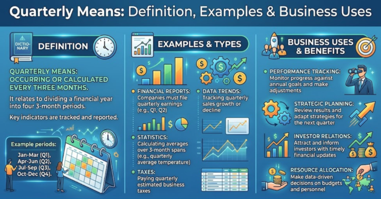 Quarterly Means: Definition, Examples & Business Uses