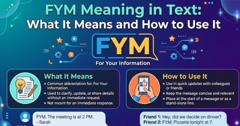 FYM Meaning in Text: What It Means and How to Use It
