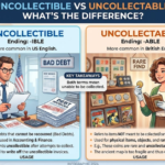 Uncollectible vs Uncollectable: What's the Difference?