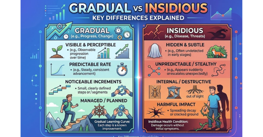 Gradual vs Insidious: Key Differences Explained