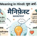 Manifest Meaning in Hindi: पूरा अर्थ और उपयोग