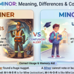 Miner vs Minor: Meaning, Differences & Correct Usage