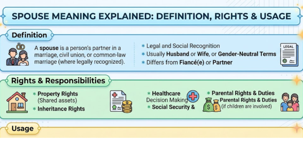 Spouse Meaning: Definition, Usage, and Examples