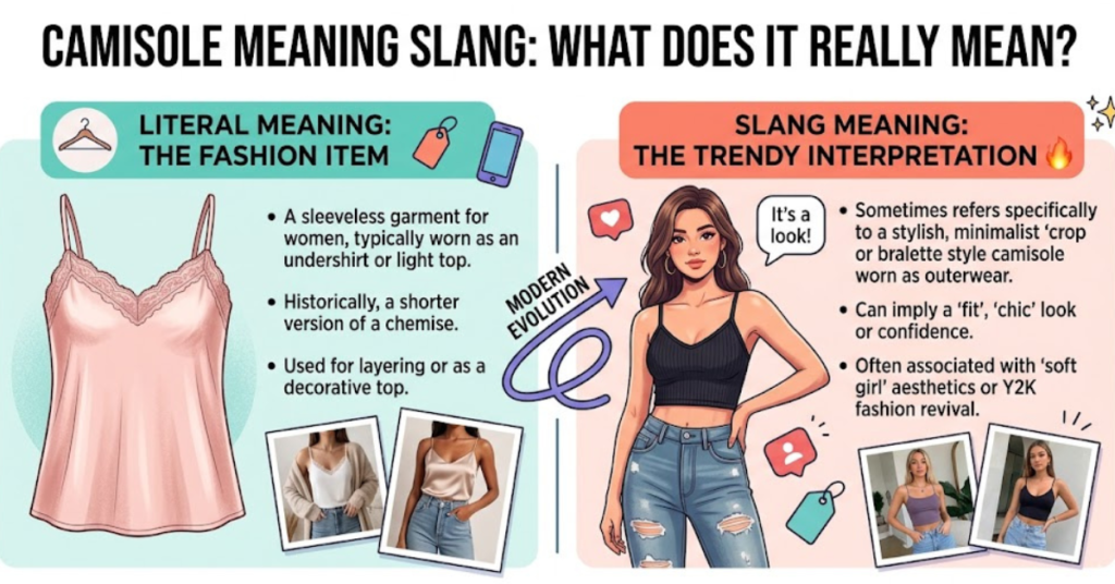 Camisole Meaning Slang: What Does It Really Mean?