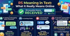 RS Meaning in Text: What It Really Means Online