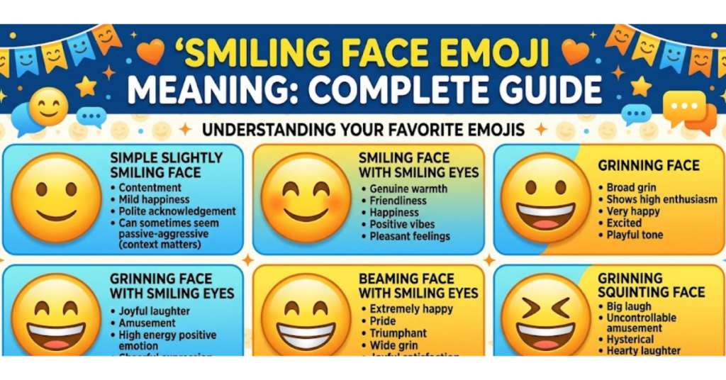 Smiling Face Emoji Meaning: Complete Guide
