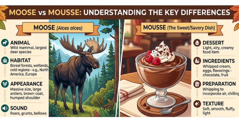 Moose vs Mousse: Understanding the Key Differences