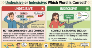 Undecisive or Indecisive: Which Word Is Correct?