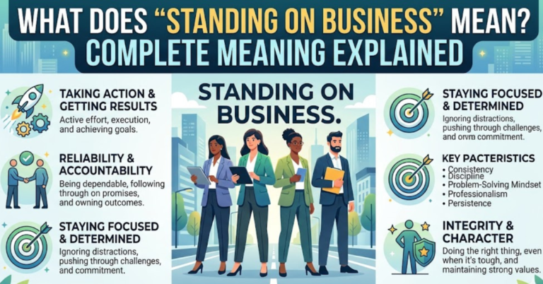What Does Standing on Business Mean? Complete Meaning Explained