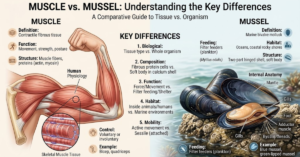 Muscle vs Mussel: Understanding the Key Differences