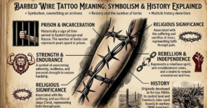 Barbed Wire Tattoo Meaning: Symbolism & History Explained