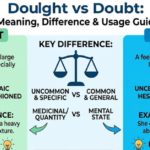 Dought vs Doubt: Meaning, Difference & Usage Guide