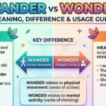 Wander vs Wonder: Meaning, Difference & Usage Guide