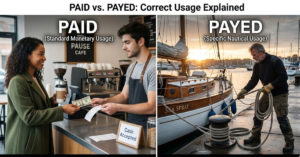 Payed vs Paid: What's the Correct Word?