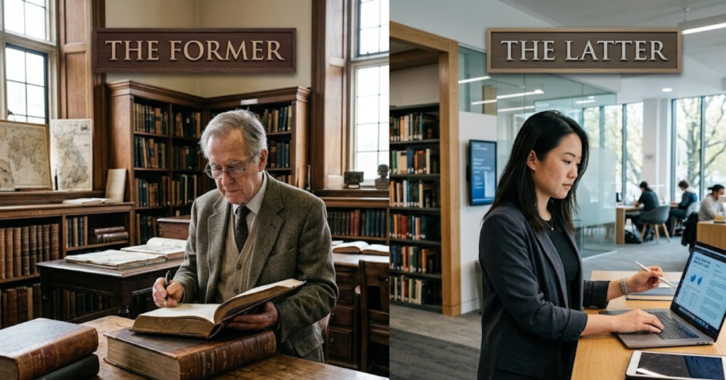 Former vs Latter: Meaning, Examples, and Correct Usage