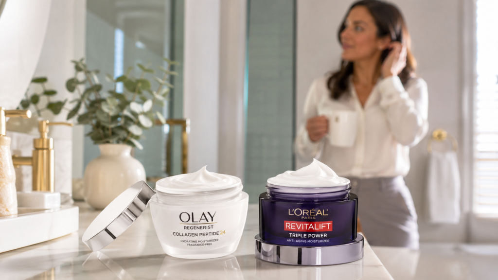 Olay Moisturizers vs L’Oréal Skincare: Which Is Better for a 30-Year-Old Working Mom?