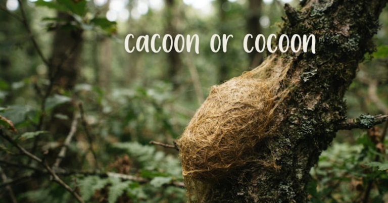 Cacoon or Cocoon: Which Spelling Is Correct?