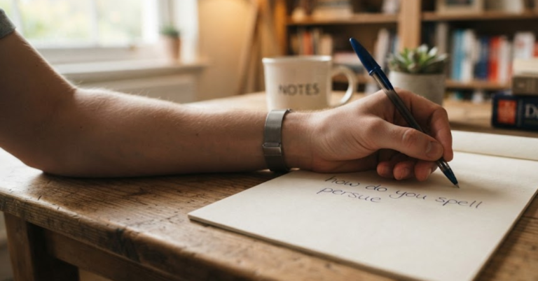 How Do You Spell Persue? The Correct Spelling and Common Mistakes Explained