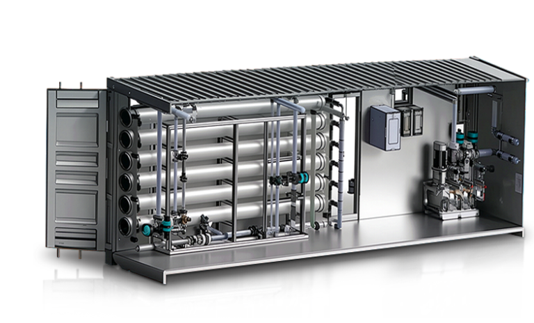 QILEE Containerized Water Treatment System with integrated treatment equipment