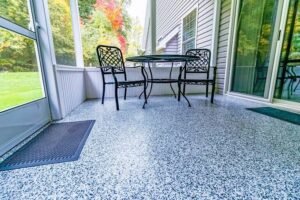 Flake Epoxy Garage Flooring
